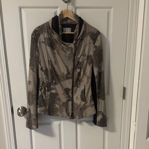 Alberto Makali Black and Tan Women's Blazer